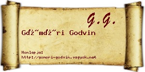 Gömöri Godvin névjegykártya